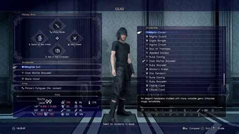 ffxv best gear|FINAL FANTASY XV (15) MOST OF BEST GEAR .